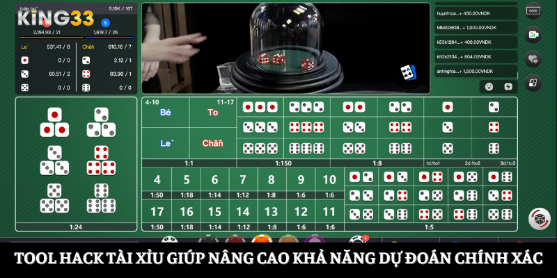 Tool hack tài xỉu giúp anh em nâng cao khả năng dự đoán chính xác