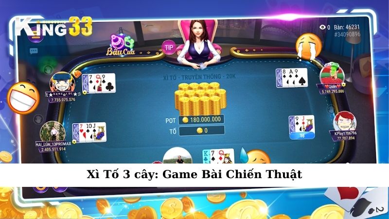 Xì Tố 3 cây